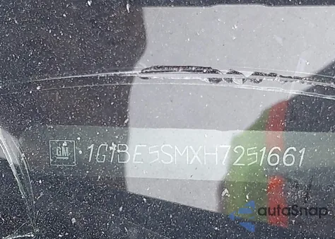 2017 Chevrolet Cruze Lt Auto из США, поврежденный, VIN 1G1BE5SMXH7251661